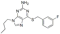 CAS#: 1581-22-2, 9-Butyl-6-[(3-Fluorophenyl)Methylsulfanyl]Purin-2-Amine