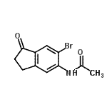CAS#: 158205-18-6, N-(6-Bromo-1-Oxo-2,3-Dihydro-1H-Inden-5-Yl)Acetamide