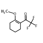 CAS 登录号：158432-45-2， 2,2,2-三氟-1-(2-甲氧基-1-环己烯-1-基)乙酮
