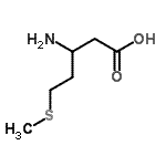 CAS 登录号：158570-14-0， 3-氨基-5-(甲硫基)戊酸
