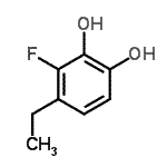 CAS#: 158641-49-7, 4-Ethyl-3-Fluoro-1,2-Benzenediol