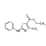 CAS#: 15865-96-0, Ethyl 2-Anilino-4-Methyl-1,3-Thiazole-5-Carboxylate