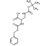 CAS#: 159002-15-0, N-[(Benzyloxy)Carbonyl]-3-({[(2-Methyl-2-Propanyl)Oxy]Carbonyl}Amino)Alanine