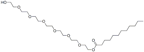 CAS 登录号：15901-19-6， 20-羟基-3,6,9,12,15,18-六氧杂二十碳-1-基月桂酸酯