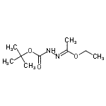 CAS 登录号：159016-20-3， 2-甲基-2-丙基(2E)-2-(1-乙氧基乙基亚基)肼羧酸酯