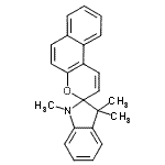 CAS#: 1592-43-4, 1',3',3'-Trimethyl-1',3'-Dihydrospiro[Benzo[f]Chromene-3,2'-Indole]