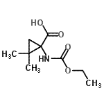 CAS#: 159279-74-0, 1-[(Ethoxycarbonyl)Amino]-2,2-Dimethylcyclopropanecarboxylic Acid