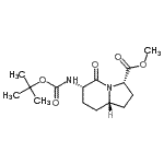 CAS#: 159303-54-5, Methyl (3S,6S,8aS)-6-({[(2-Methyl-2-Propanyl)Oxy]Carbonyl}Amino)-5-Oxooctahydro-3-Indolizinecarboxylate