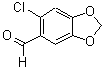 CAS 登录号：15952-61-1， 6-氯-1,3-苯并二氧戊环-5-甲醛