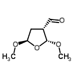 CAS 登录号：159551-31-2， (2R,3R,5R)-2,5-二甲氧基四氢-3-呋喃甲醛