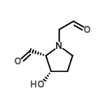 CAS#: 159561-66-7, (2R,3S)-3-Hydroxy-1-(2-Oxoethyl)-2-Pyrrolidinecarbaldehyde