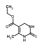 CAS 登录号：159582-41-9， 乙基6-甲基-2-硫代-1,2,3,4-四氢-5-嘧啶羧酸酯