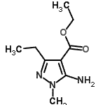 CAS 登录号：159709-52-1， 乙基5-氨基-3-乙基-1-甲基-1H-吡唑-4-羧酸酯