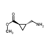 CAS#: 159786-56-8, Methyl (1R,2R)-2-(Aminomethyl)Cyclopropanecarboxylate