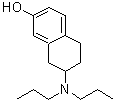 CAS 登录号:159795-63-8, 7-(二丙基氨基)-5,6,7,8-四氢-2-萘酚
