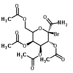 CAS#: 159895-07-5, (2R,3R,4S,5S)-6-(Acetoxymethyl)-2-Bromo-2-Carbamoyltetrahydro-2H-Pyran-3,4,5-Triyl Triacetate