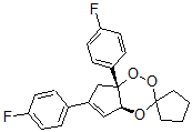CAS#: 159911-27-0, (4aS,7aS)-6,7a-Bis(4-Fluorophenyl)Spiro[4a,7-Dihydrocyclopenta[E][1,2,4]Trioxine-3,1'-Cyclopentane]