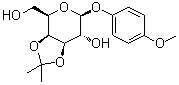 CAS#: 159922-67-5, 4-Methoxyphenyl 3,4-O-Isopropylidene-beta-D-Galactopyranoside