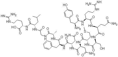 CAS#: 159964-38-2, L-Tyrosyl-L-Arginyl-L-Glutaminyl-L-Seryl-L-Methionyl-L-Asparaginyl-L-Asparaginyl-L-Phenylalanyl-L-Alanylglycyl-L-Leucyl-L-Arginine