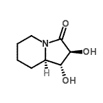 CAS#: 160169-49-3, (1R,2S,8aR)-1,2-Dihydroxyhexahydro-3(2H)-Indolizinone