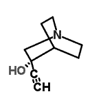 CAS 登录号：160172-20-3， (3R)-3-乙炔基奎宁环-3-醇