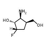 CAS#: 160189-51-5, (1R,2S,3S,5S)-2-Amino-5-Fluoro-3-(Hydroxymethyl)Cyclopentanol