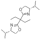 CAS#: 160191-65-1, (4S,4'S)-2,2'-(3,3-Pentanediyl)Bis(4-Isopropyl-4,5-Dihydro-1,3-Oxazole)