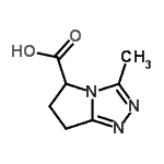 CAS#: 160205-15-2, 3-Methyl-6,7-Dihydro-5H-Pyrrolo[2,1-c][1,2,4]Triazole-5-Carboxylic Acid
