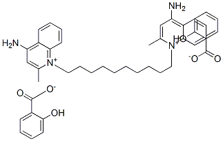 CAS#: 16022-70-1, 1,1'-(Decane-1,10-Diyl)Bis[4-Amino-2-Methylquinolinium] Di(Salicylate)