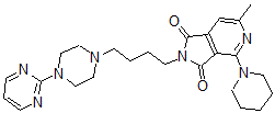 CAS#: 160244-10-0, 6-Methyl-4-Piperidin-1-Yl-2-[4-(4-Pyrimidin-2-Ylpiperazin-1-Yl)Butyl]Pyrrolo[3,4-c]Pyridine-1,3-Dione