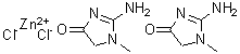 CAS#: 16045-72-0, Zinc Chloride - 2-Amino-1-Methyl-1,5-Dihydro-4H-Imidazol-4-One (1:2:2)