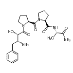 CAS 登录号：160470-73-5， 1-[(2S,3R)-3-氨基-2-羟基-4-苯基丁酰基]-L-脯氨酰-L-脯氨酰-L-丙氨酰胺