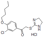 CAS#: 160518-37-6, 1-(3-Chloro-4-Pentoxyphenyl)-2-(4,5-Dihydro-1H-Imidazol-2-Ylsulfanyl)Ethanone Hydrochloride