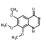 CAS#: 16064-19-0, 6,7,8-Trimethoxy-4(1H)-Quinazolinone