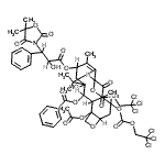 CAS#: 160651-94-5, 4-Acetoxy-13-{[3-(5,5-dimethyl-2,4-dioxo-1,3-oxazolidin-3-yl)-2-hydroxy-3-phenylpropanoyl]oxy}-1-hydroxy-9-oxo-7,10-bis{[(2,2,2-trichloroethoxy)carbonyl]oxy}-5,20-epoxytax-11-en-2-yl benzoate