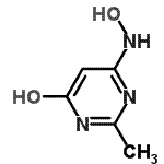 CAS 登录号：16071-29-7， 6-(羟基氨基)-2-甲基-嘧啶-4-醇