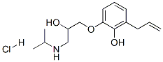 CAS#: 16079-18-8, 6-Allyl-2-[2-Hydroxy-3-[(1-Methylethyl)Amino]Propoxy]Phenol Hydrochloride
