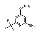 CAS 登录号：16097-49-7， 6-甲氧基-2-(三氟甲基)-4-嘧啶胺