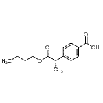 CAS#: 161262-15-3, 4-[(2S)-1-Butoxy-1-Oxo-2-Propanyl]Benzoic Acid