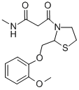 CAS#: 161364-71-2, 3-[2-[(2-Methoxyphenoxy)Methyl]-1,3-Thiazolidin-3-Yl]-N-Methyl-3-Oxopropanamide
