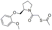CAS#: 161364-89-2, S-[2-[(2R)-2-[(2-Methoxyphenoxy)Methyl]Pyrrolidin-1-Yl]-2-Oxoethyl] Ethanethioate