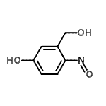 CAS 登录号：161368-67-8， 3-(羟基甲基)-4-亚硝基苯酚