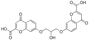 CAS 登录号:16139-47-2, 1,3-二(2-羧基色原酮-7-氧基)-2-羟基丙烷