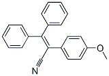 CAS 登录号:16143-89-8, 2-(4-甲氧基苯基)-3,3-二苯基丙烯腈