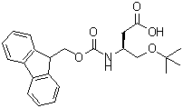 CAS 登录号：161529-14-2， (3S)-3-{[(9H-芴-9-基甲氧基)羰基]氨基}-4-[(2-甲基-2-丙基)氧基]丁酸