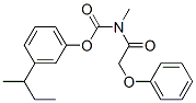 CAS#: 16156-66-4, Methyl(Phenoxyacetyl)Carbamic Acid 3-Sec-Butylphenyl Ester