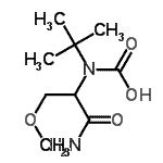 CAS#: 161561-84-8, N<Sup>2</Sup>-Carboxy-O-Methyl-N<Sup>2</Sup>-(2-Methyl-2-Propanyl)Serinamide