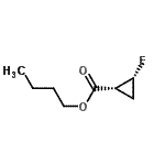 CAS#: 161582-46-3, Butyl (1R,2R)-2-Fluorocyclopropanecarboxylate