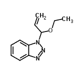CAS 登录号：161607-20-1， 1-(1-乙氧基-2-丙烯-1-基)-1H-苯并三唑