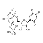 CAS#: 161848-60-8, 5-bromo-Uridine 5'-(tetrahydrogen triphosphate) sodium salt